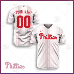Personalize MLB Philadelphia Phillies 2020 Home White Jersey - MLB Jersey