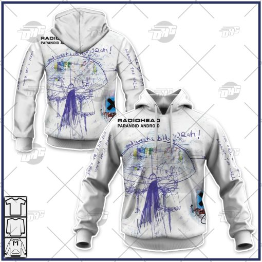 Radiohead OK Computer Paranoid Android Hoodie Sweatshirts