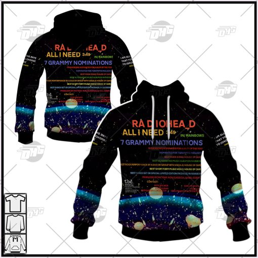 Radiohead In Rainbows All I Need Hoodies Sweatshirts T Shirts