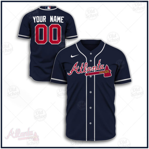 Personalize MLB Atlanta Braves Alternate Jersey 2020