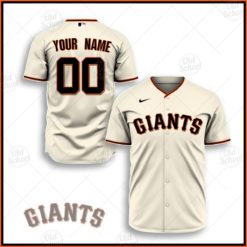Personalize MLB San Francisco Giants Home Jersey 2020