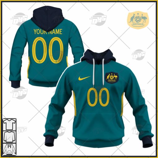 Personalise Australia Socceroos 2021/22 Away Jersey