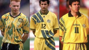 Socceroos Jerseys Through The Years