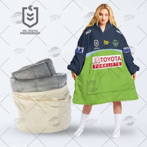 Personalized NRL Canberra Raiders oodie blanket hoodie snuggie hoodies