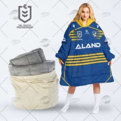 Personalized NRL Parramatta Eels oodie blanket hoodie snuggie hoodies