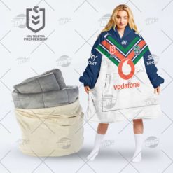 Personalized NRL New Zealand Warriors oodie blanket hoodie snuggie hoodies