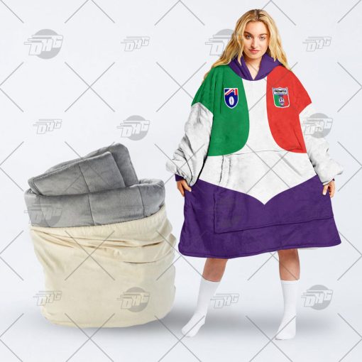 Personalised Fremantle Dockers Football Club Vintage Retro AFL Guernsey 90s oodie blanket hoodie snuggie hoodies