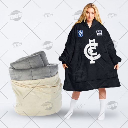 Personalised AFL Vintage Heritage Guernsey CARLTON BLUES 1987 oodie blanket hoodie snuggie hoodies