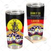 AFL Dinky Di St Kilda Football Club Lover Aboriginal Flag x Indigenous Stainless Steel Tumbler 20oz 30oz