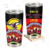 NRL Dinky Di Canterbury Bulldogs Lover Aboriginal Flag x Indigenous Stainless Steel Tumbler 20oz 30oz