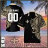 Personalize NFL New England Patriots Polynesian Tattoo Design Hawaiian Shirt