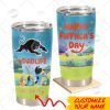 Personalise Tumbler with Your Name NRL Canberra Raiders Bluey Family Dad Life Best Gift for Father’s Day 20oz 30oz