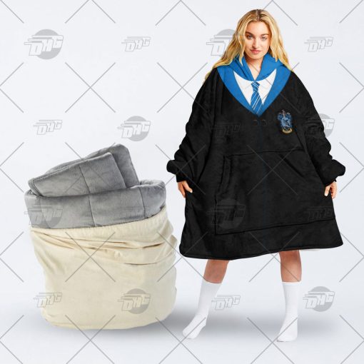 Personalised Harry Potter Ravenclaw 3D Uniform oodie blanket hoodie snuggie hoodies