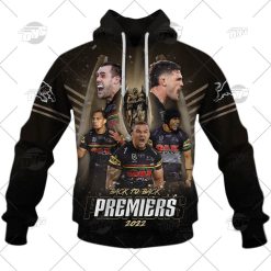 NRL Penrith Panthers 2022 Back To Back Premiers Fan Hoodie Shirt