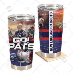 NFL New England Patriots Tumbler for Fans Stainless Steel Tumbler 20oz 30oz