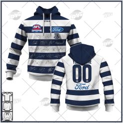 Personalised AFL 2022 Geelong Cats Grand Final Team Signatures Guernsey