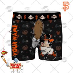 Personalized gifts MLB San Francisco Giants boxer brief men underwear