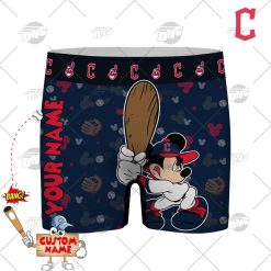 Personalized gifts MLB Cleveland Indians boxer brief men underwear