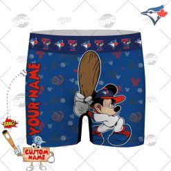 Personalized gifts MLB Toronto Blue Jays boxer brief men underwear