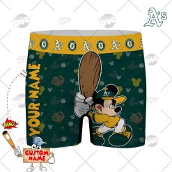 Personalized gifts MLB Oakland Athletics boxer brief men underwear