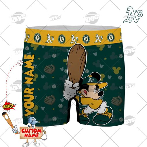 Personalized gifts MLB Oakland Athletics boxer brief men underwear