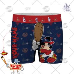 Personalized gifts MLB St Louis Cardinals boxer brief men underwear