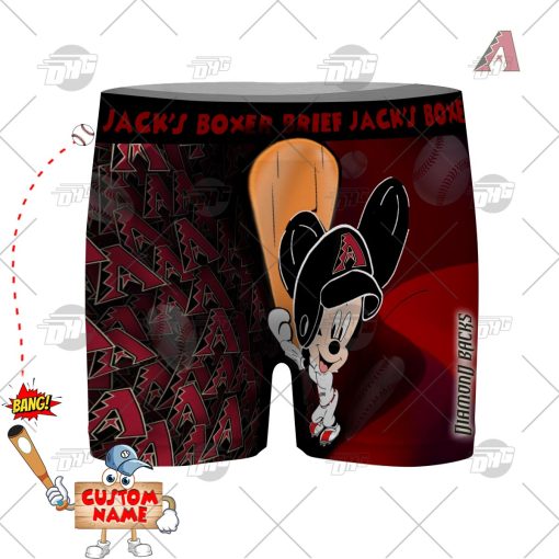 Personalized gifts MLB Arizona Diamondbacks boxer brief men underwear