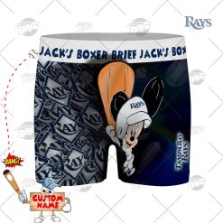 Personalized gifts MLB Tampa Bay Rays boxer brief men underwear