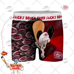 Personalized gifts MLB Cincinnati Reds boxer brief men underwear