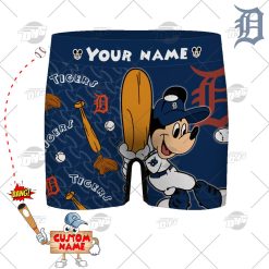 Personalized gifts MLB Detroit Tigers boxer brief men underwear