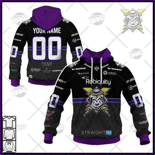 Personalise EIHL Manchester Storm 2022/23 Custom Fan Home Jersey 1