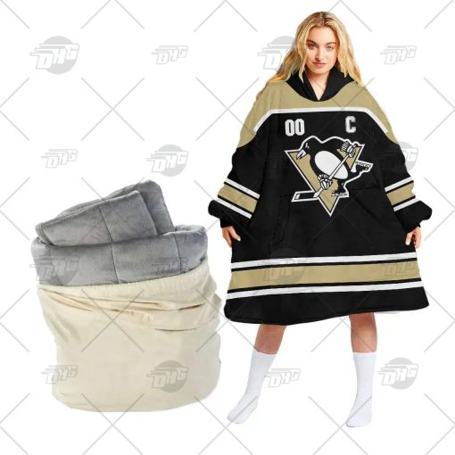 Personalized NHL Pittsburgh Penguins Oodie Hoodeez