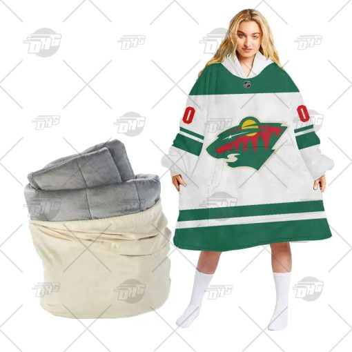 Personalized NHL Minnesota Wild Oodie Hoodeez