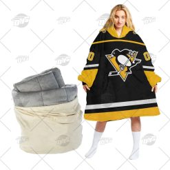 Personalized NHL Pittsburgh Penguins Oodie Hoodeez
