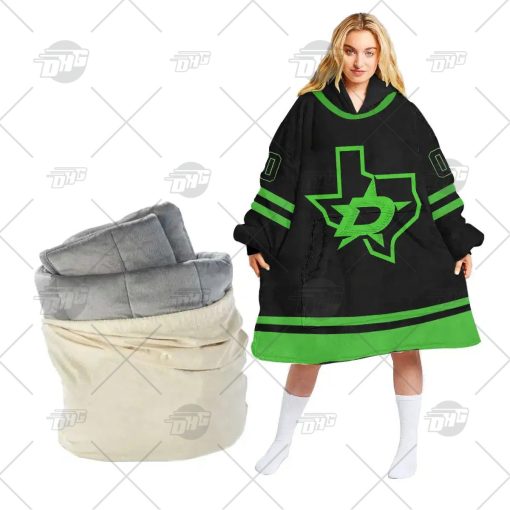 Personalized NHL Dallas Stars Oodie Hoodeez