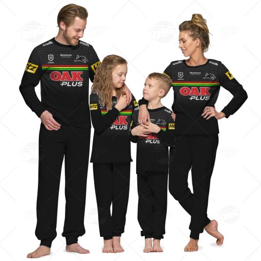 Personalised NRL Penrith Panthers Pyjamas For Family