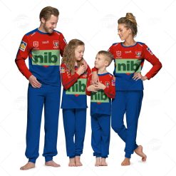 Personalised NRL Newcastle Knights Pyjamas For Family