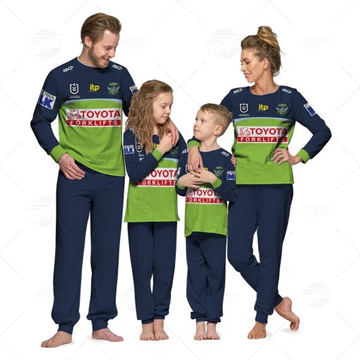 Personalised NRL Canberra Raiders Pyjamas For Family