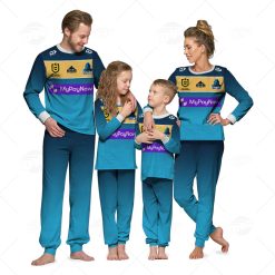Personalised NRL Gold Coast Titans Pyjamas For Family