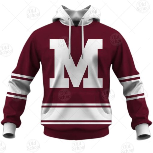 Personalized Vintage NHL Montreal Maroons Throwback Jersey