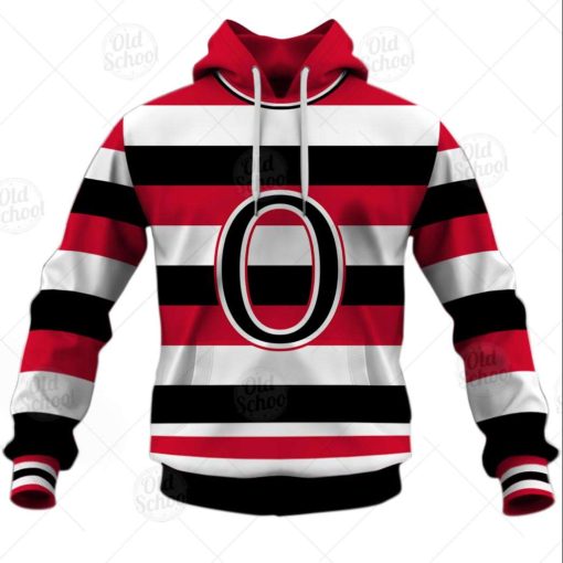 Personalized Vintage NHL Ottawa Senators/ St. Louis Eagles Jersey