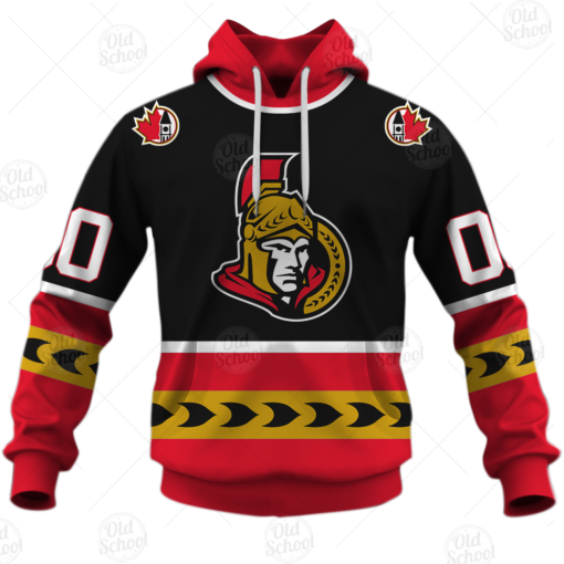 Personalized Vintage NHL Ottawa Senators Jersey