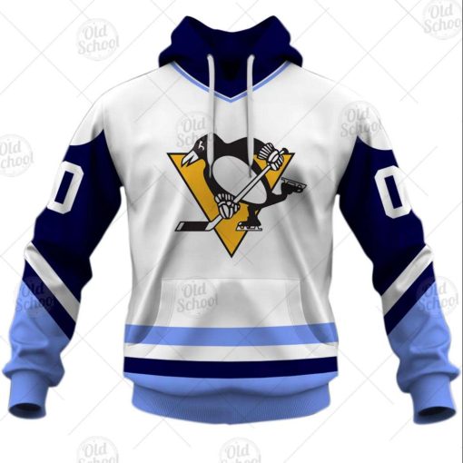 Personalized Vintage NHL Pittsburgh Penguins White Jersey