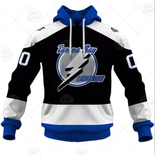 Personalized Vintage NHL Tampa Bay Lightning Black Jersey