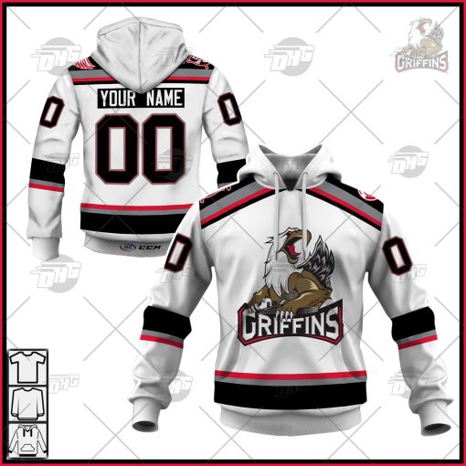 Customized AHL Grand Rapids Griffins Premier Jersey White