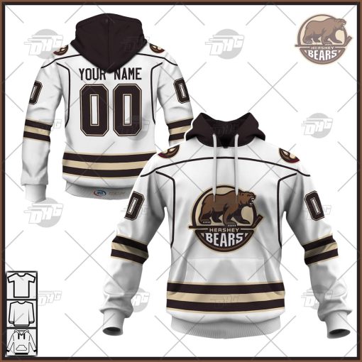 Customized AHL Hershey Bears Premier Jersey White