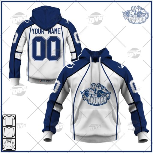 Customized AHL Syracuse Crunch Premier Jersey White