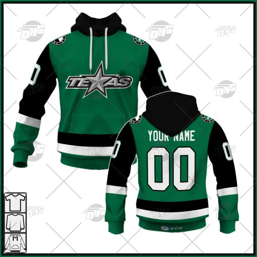 Customized AHL Texas Stars Premier Jersey Green