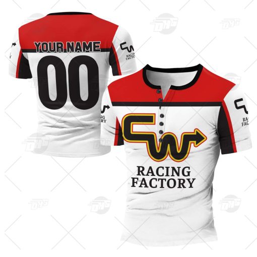 Personalize BMX CW Racing Factory Vintage Retro White Helen Shirt Gothic T-Shirt