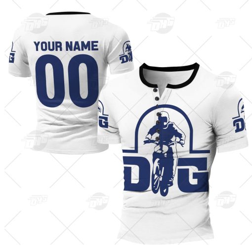 Personalize BMX DG Racing Team Classic Vintage Retro White Helen Shirt Gothic T-Shirt